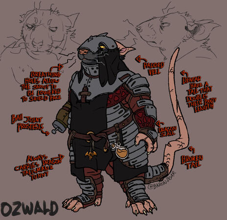 Ozwald design sheet