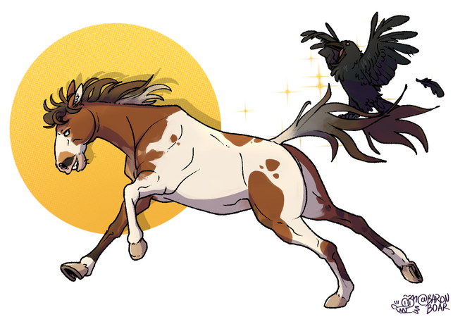 Horse &amp; Crow